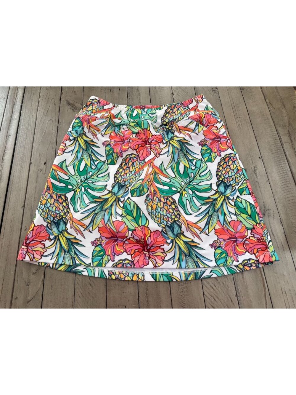 B-Skinz Floral Tropical Print Golf Skort Size XS